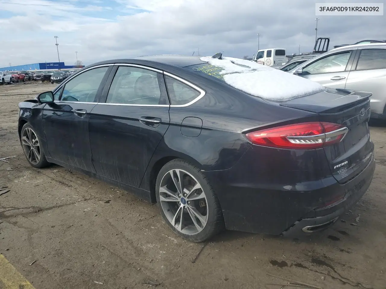 3FA6P0D91KR242092 2019 Ford Fusion Titanium