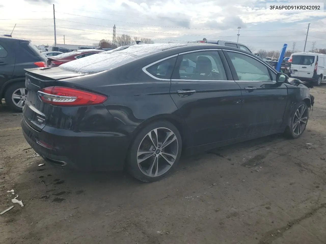 3FA6P0D91KR242092 2019 Ford Fusion Titanium