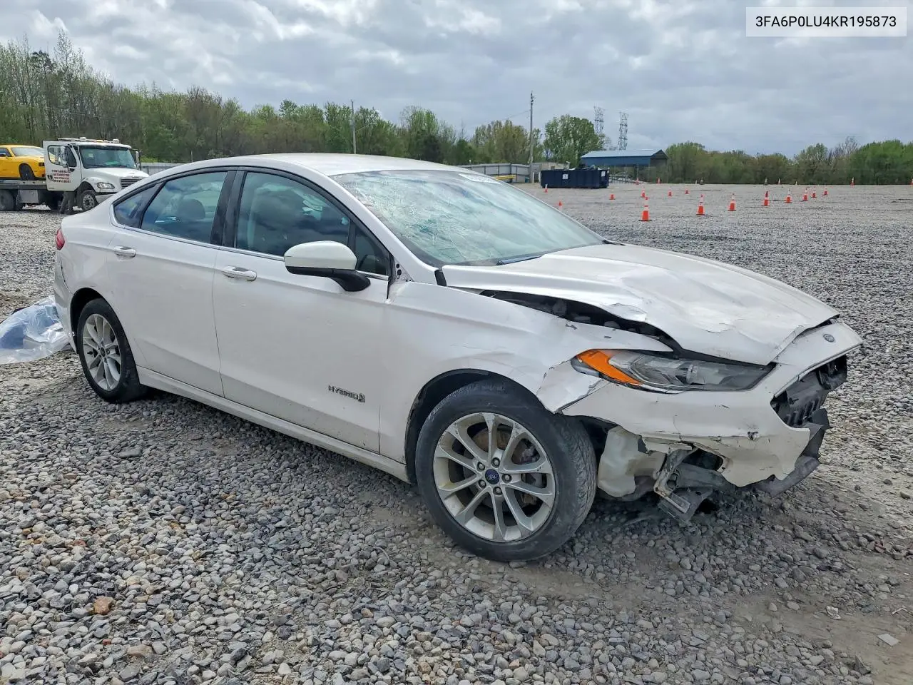 3FA6P0LU4KR195873 2019 Ford Fusion Se