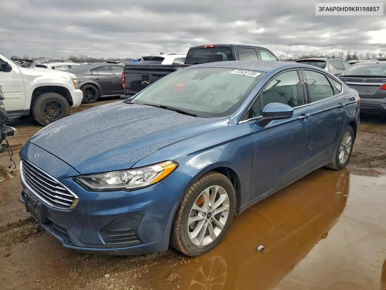 3FA6P0HD9KR198857 2019 Ford Fusion Se