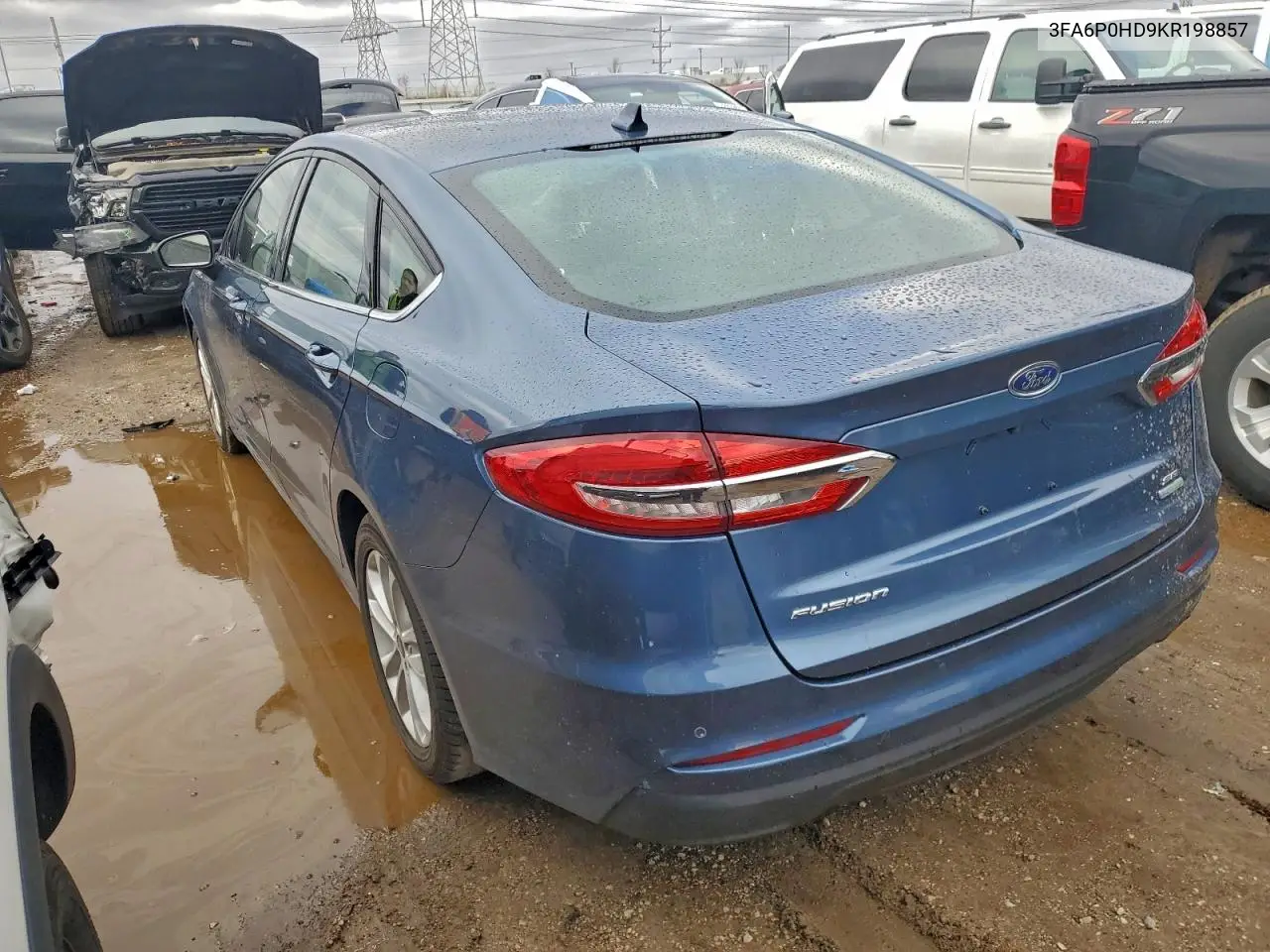 3FA6P0HD9KR198857 2019 Ford Fusion Se