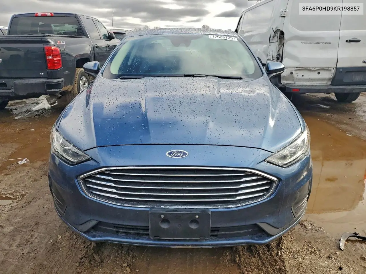 3FA6P0HD9KR198857 2019 Ford Fusion Se