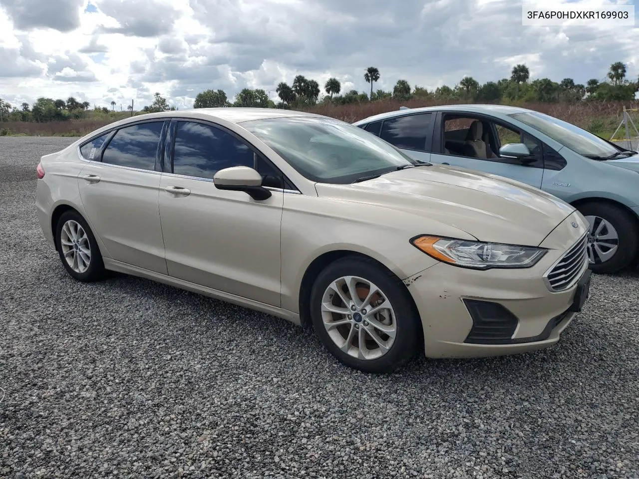 3FA6P0HDXKR169903 2019 Ford Fusion Se