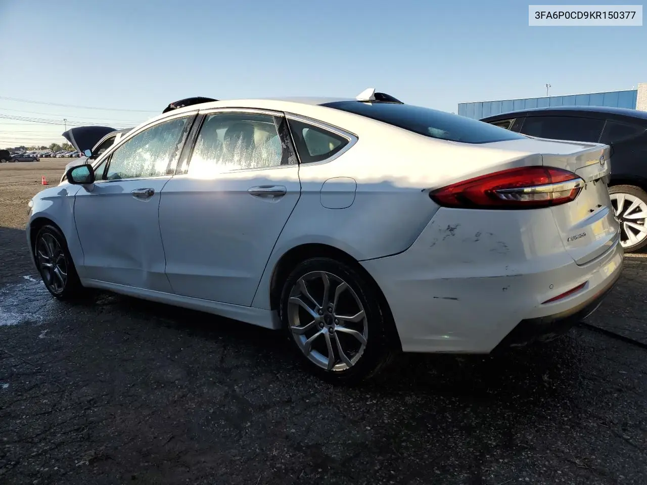 3FA6P0CD9KR150377 2019 Ford Fusion Sel