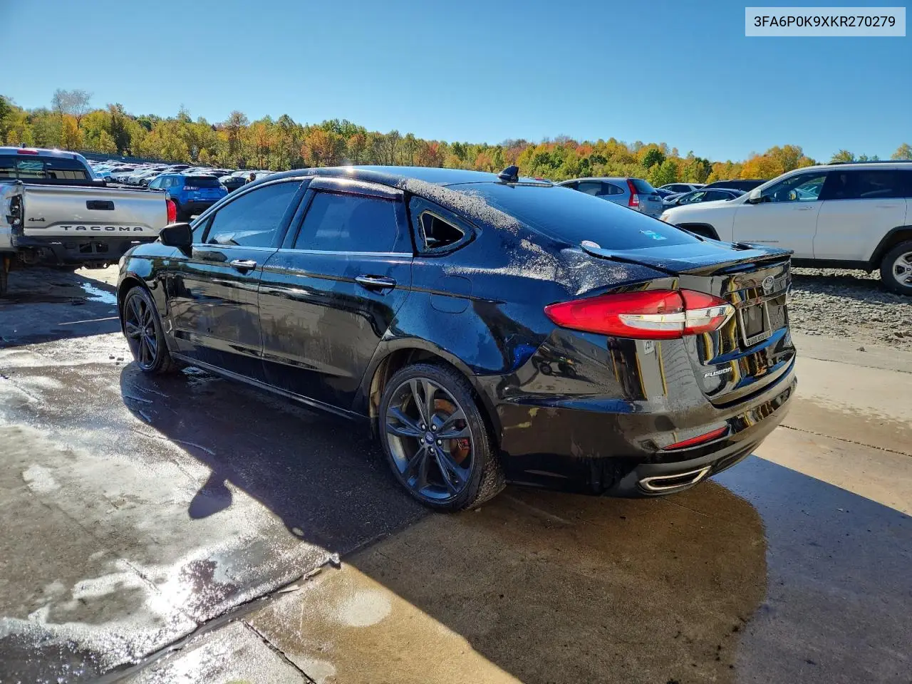 3FA6P0K9XKR270279 2019 Ford Fusion Titanium