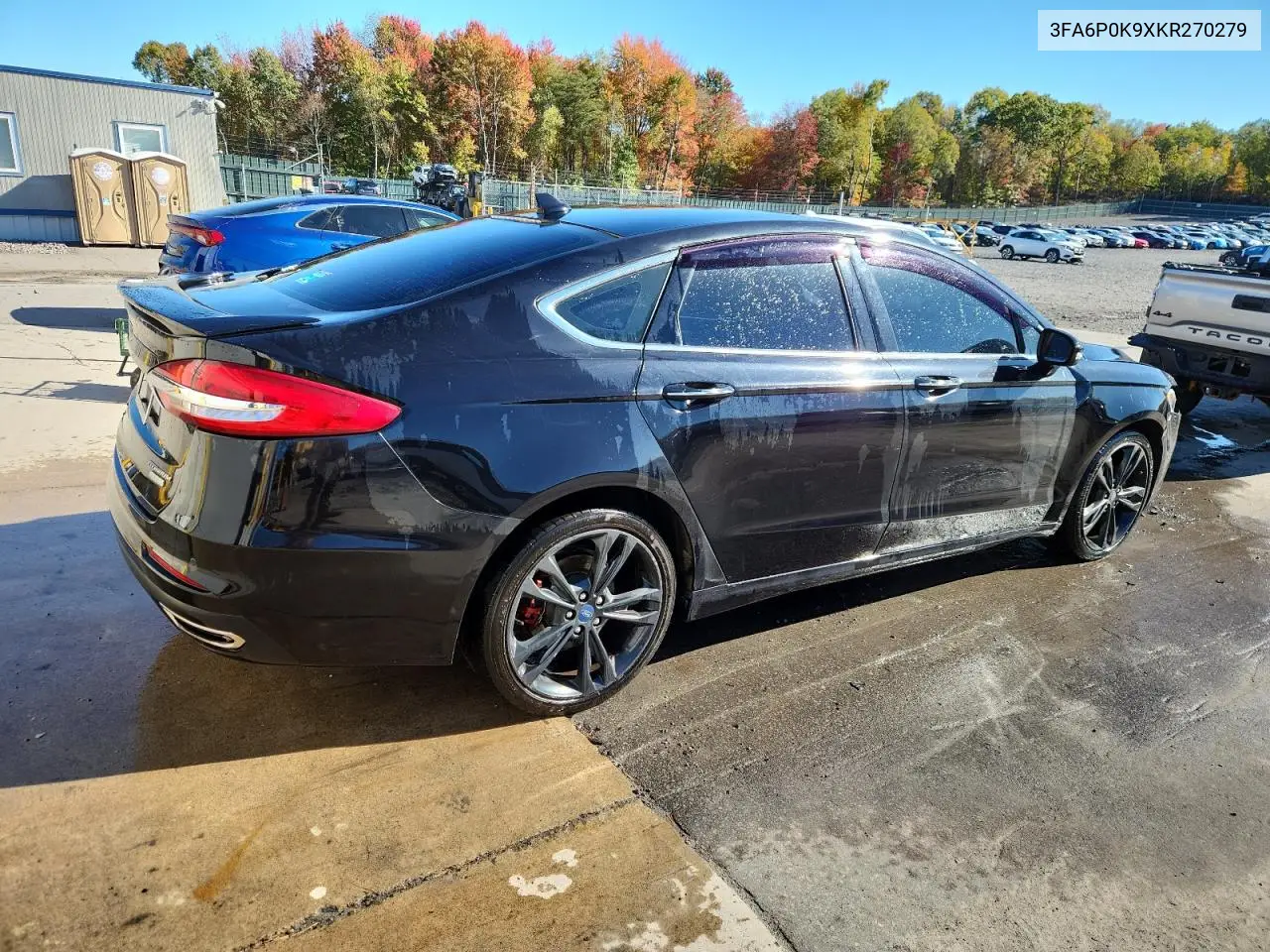 3FA6P0K9XKR270279 2019 Ford Fusion Titanium