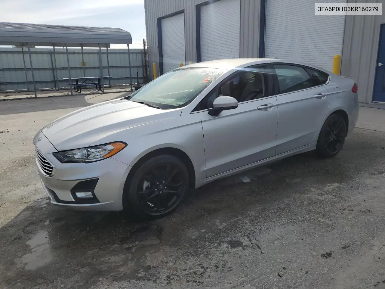 3FA6P0HD3KR160279 2019 Ford Fusion Se