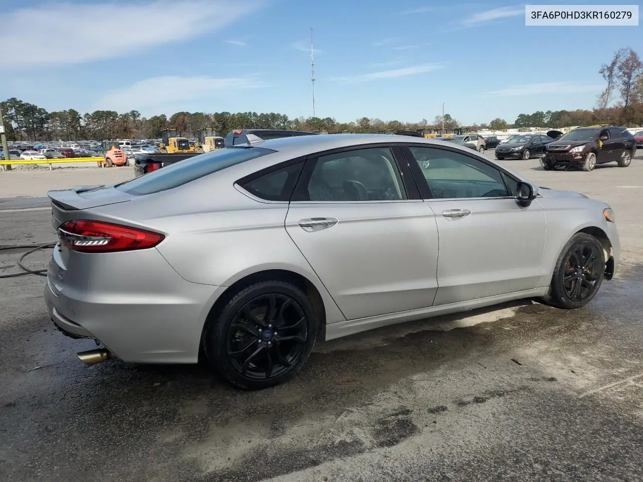 3FA6P0HD3KR160279 2019 Ford Fusion Se