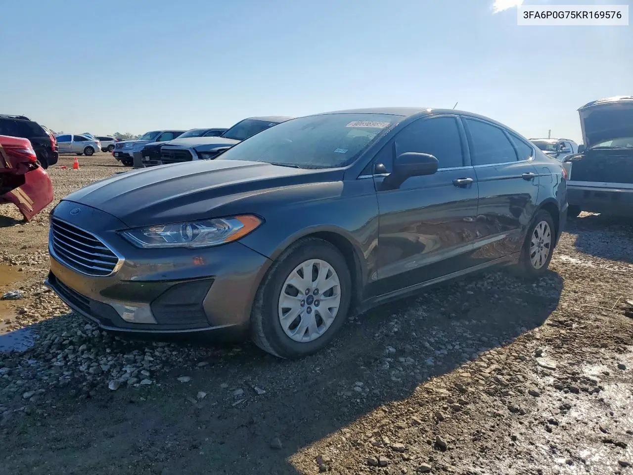 3FA6P0G75KR169576 2019 Ford Fusion S
