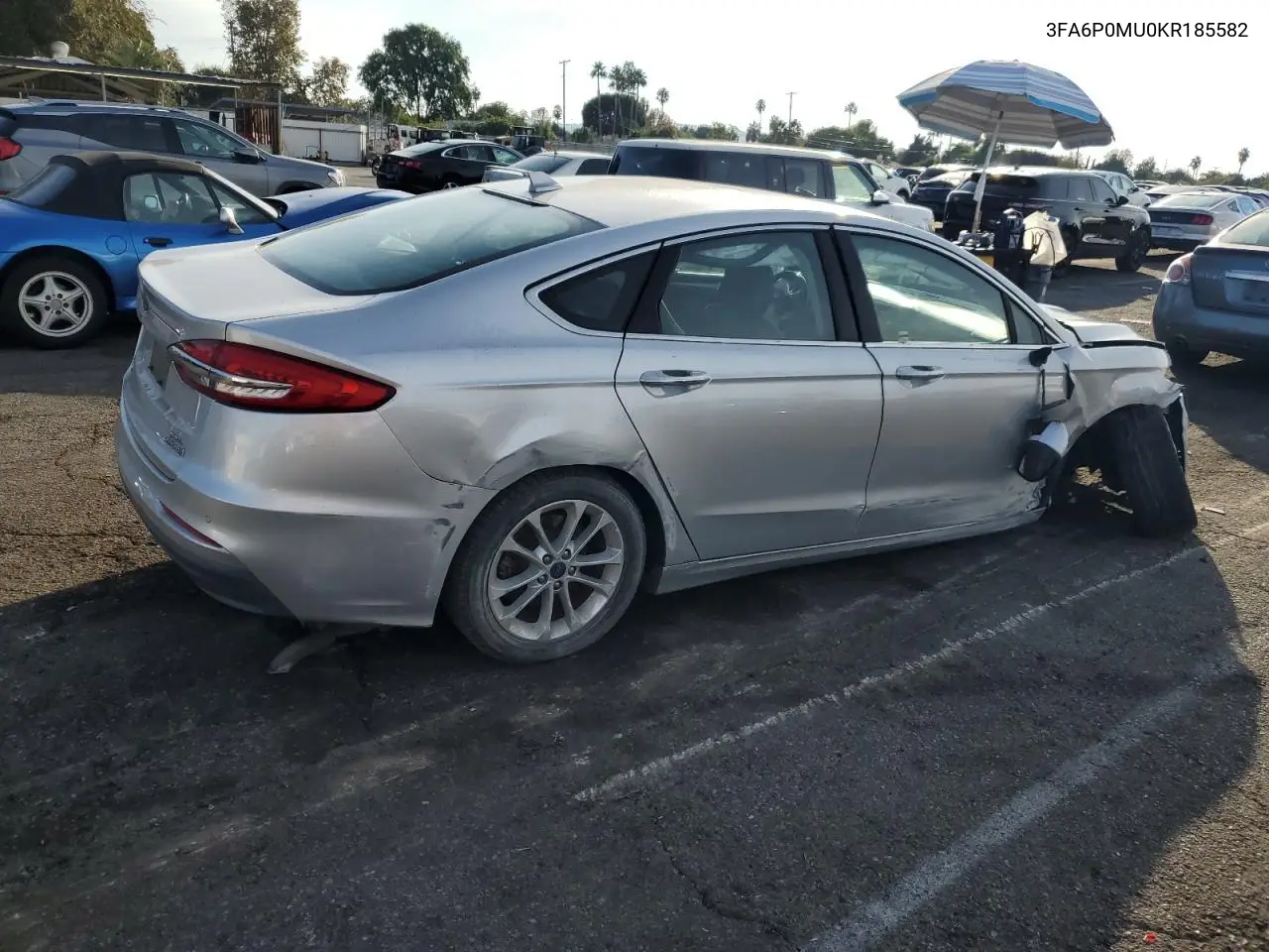 3FA6P0MU0KR185582 2019 Ford Fusion Sel