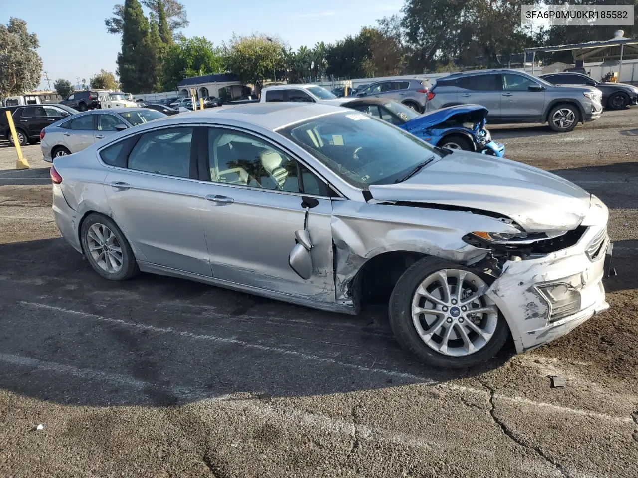 3FA6P0MU0KR185582 2019 Ford Fusion Sel