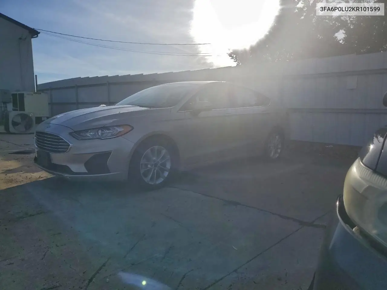 3FA6P0LU2KR101599 2019 Ford Fusion Se