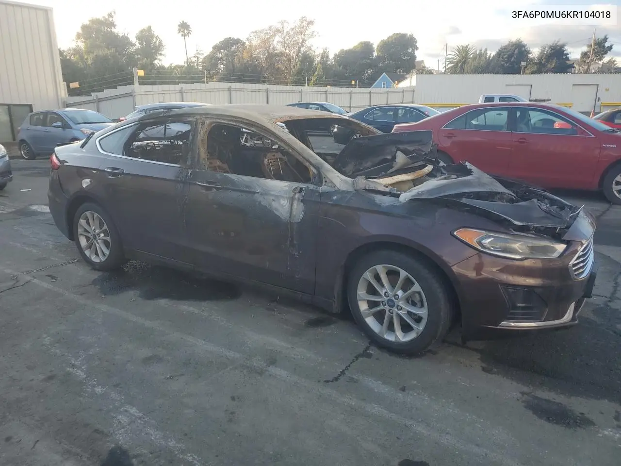 3FA6P0MU6KR104018 2019 Ford Fusion Sel