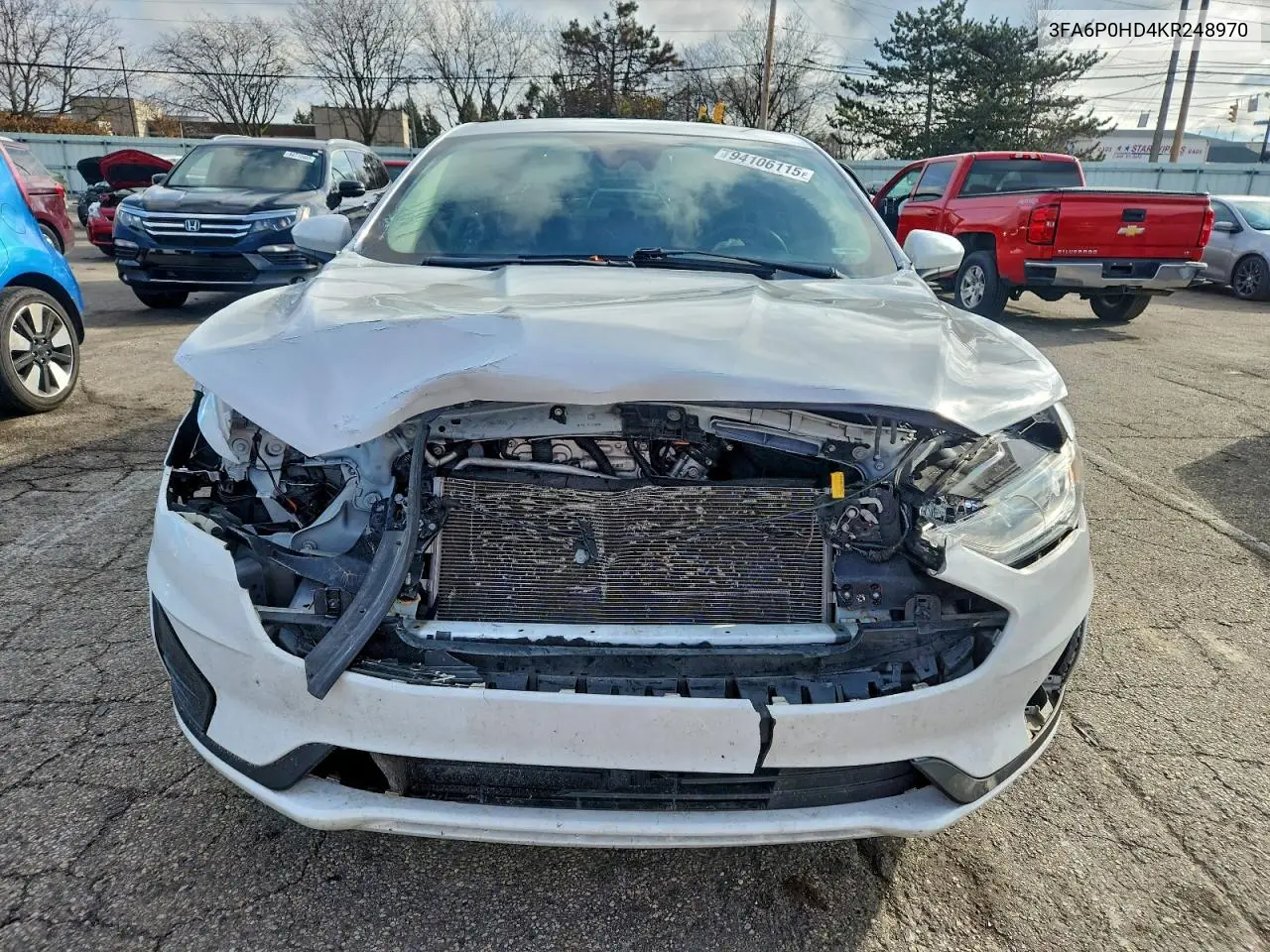 3FA6P0HD4KR248970 2019 Ford Fusion Se