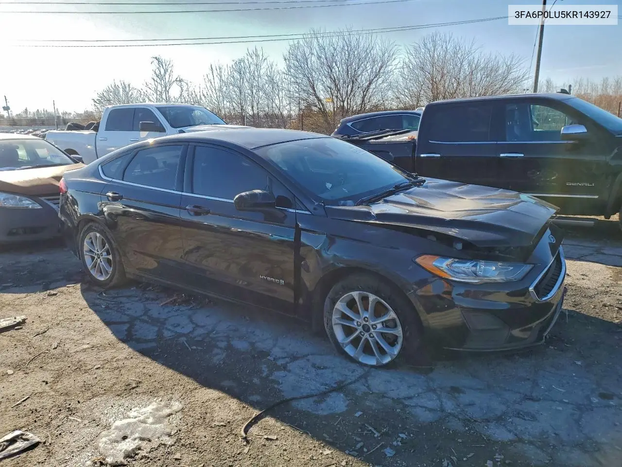 3FA6P0LU5KR143927 2019 Ford Fusion Se