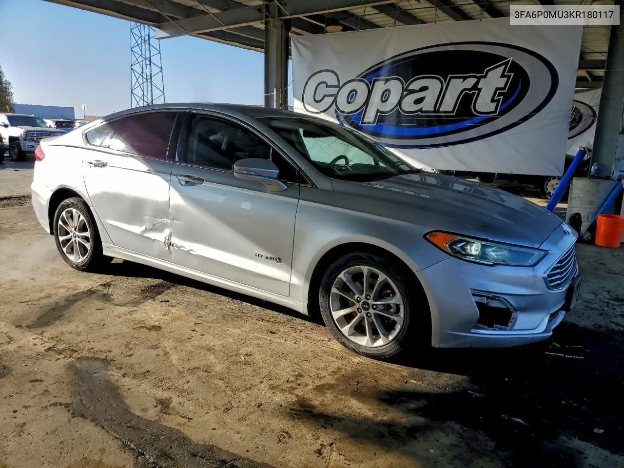 3FA6P0MU3KR180117 2019 Ford Fusion Sel