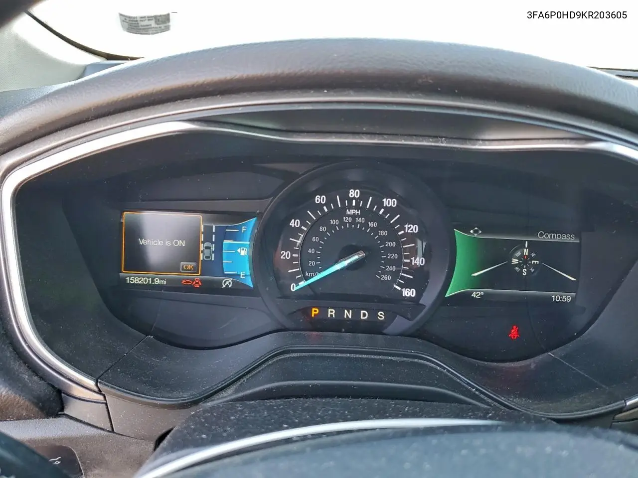 3FA6P0HD9KR203605 2019 Ford Fusion Se
