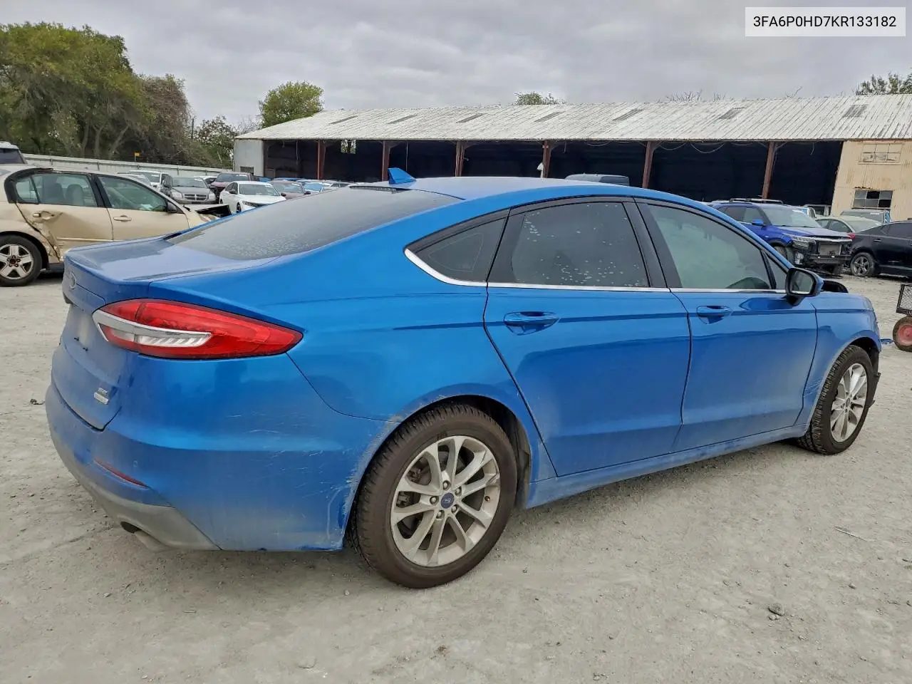 3FA6P0HD7KR133182 2019 Ford Fusion Se