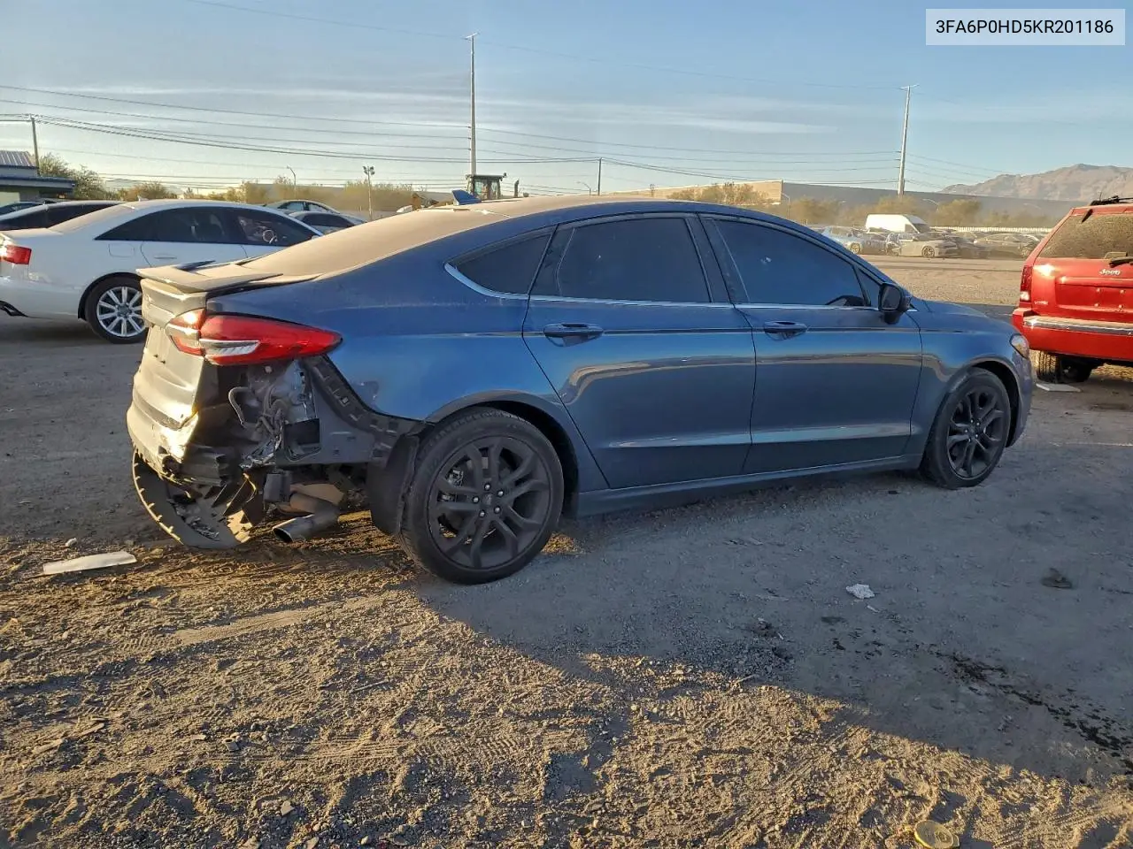 3FA6P0HD5KR201186 2019 Ford Fusion Se