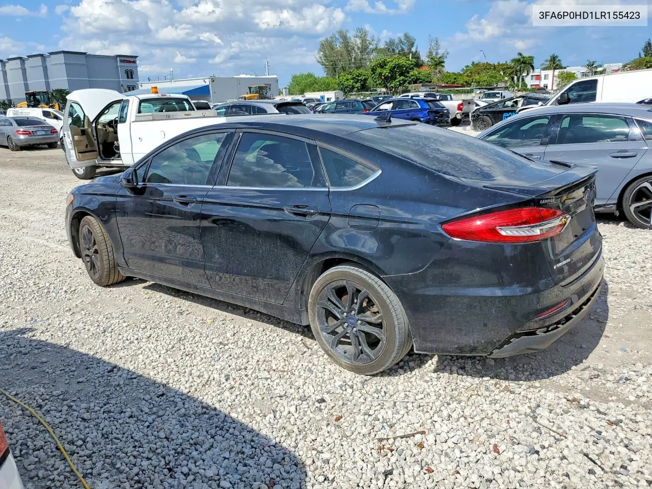 3FA6P0HD1LR155423 2020 Ford Fusion Se