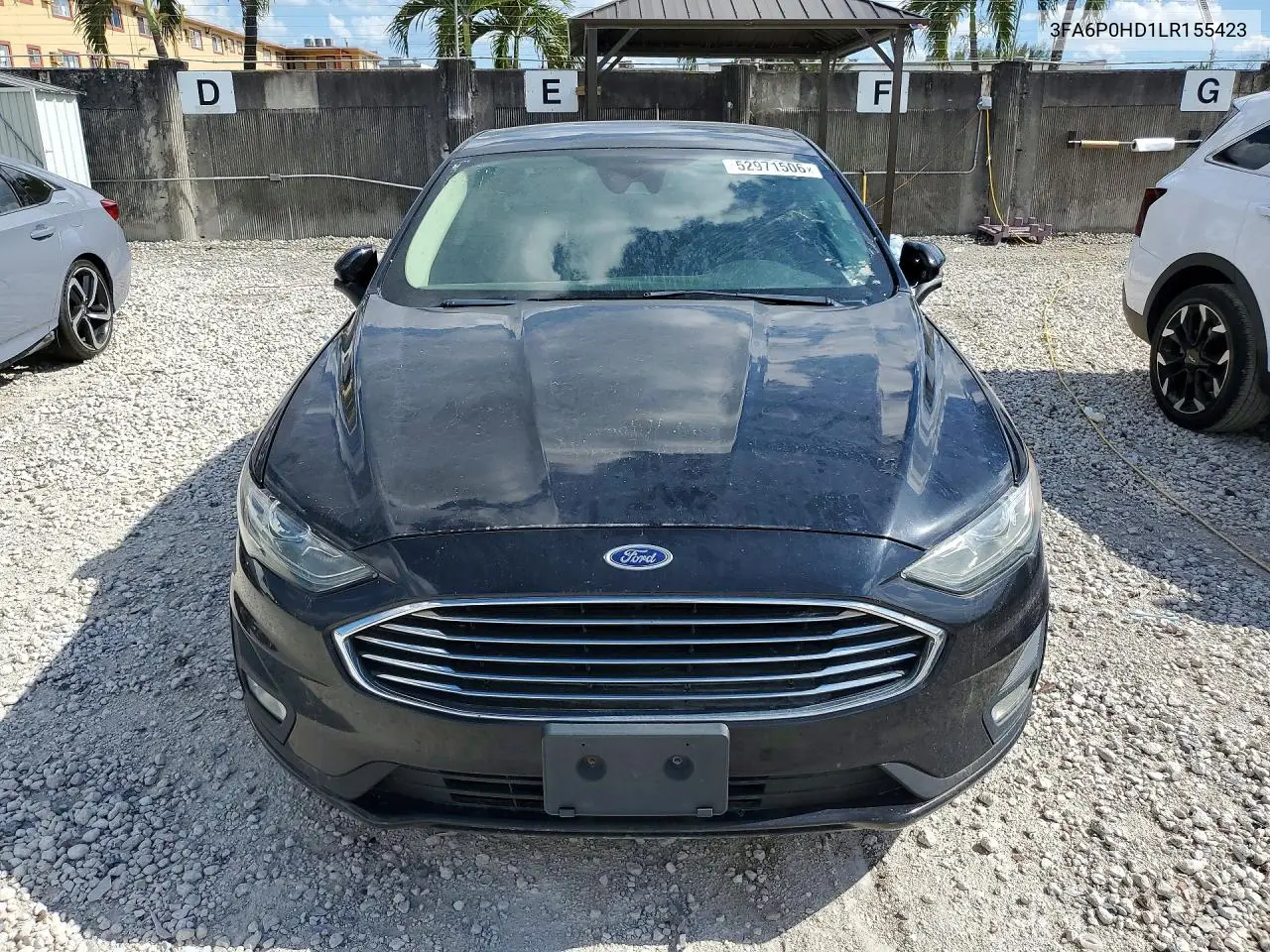 3FA6P0HD1LR155423 2020 Ford Fusion Se