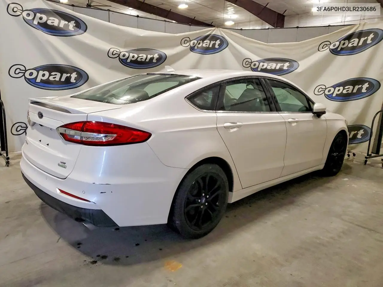3FA6P0HD3LR230686 2020 Ford Fusion Se