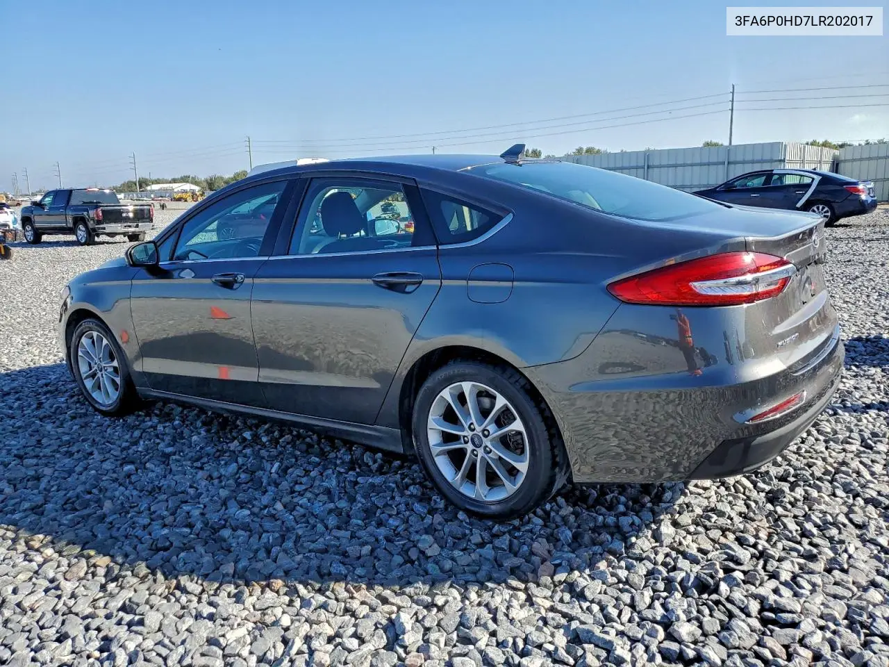 3FA6P0HD7LR202017 2020 Ford Fusion Se