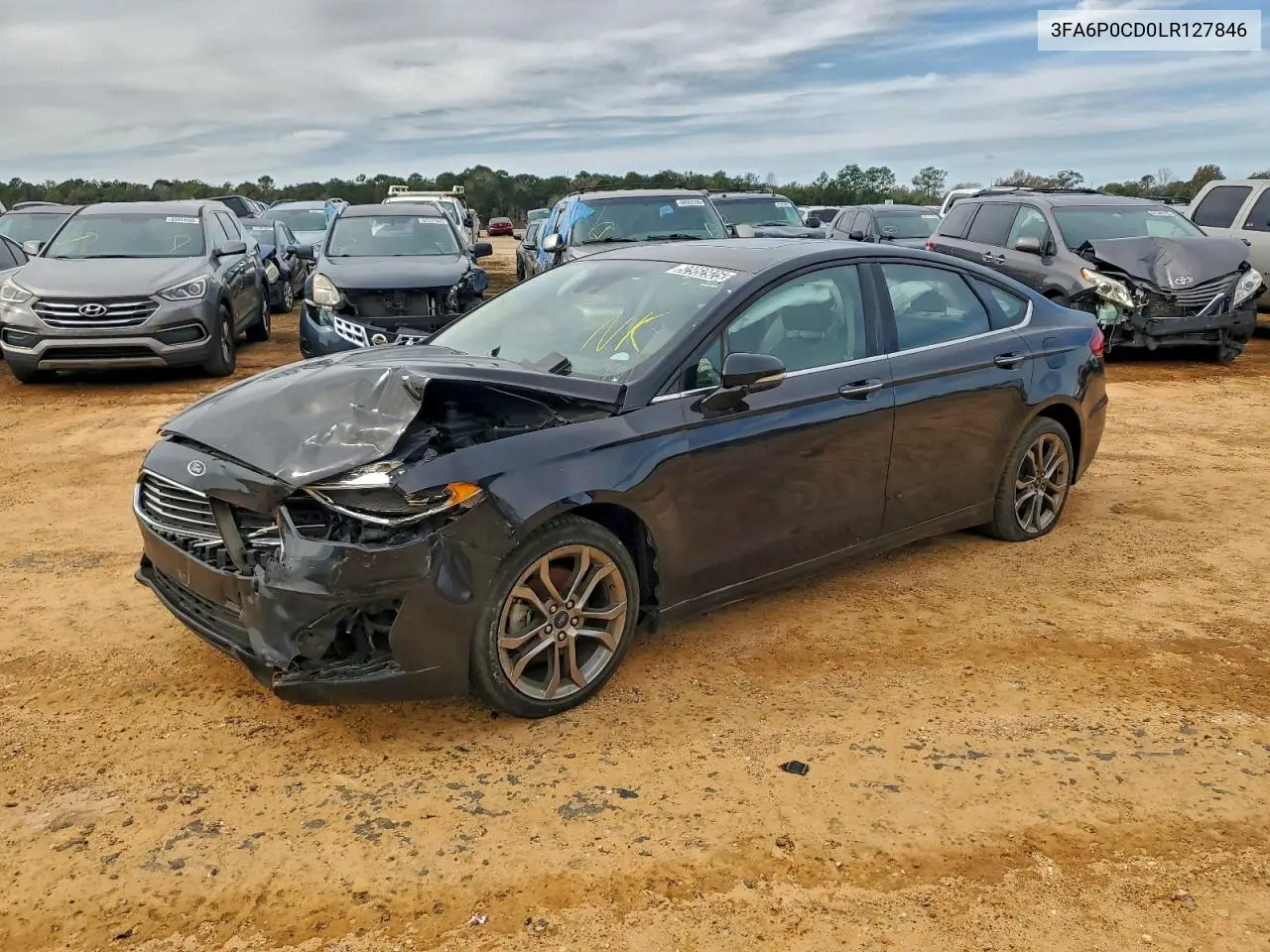 3FA6P0CD0LR127846 2020 Ford Fusion Sel