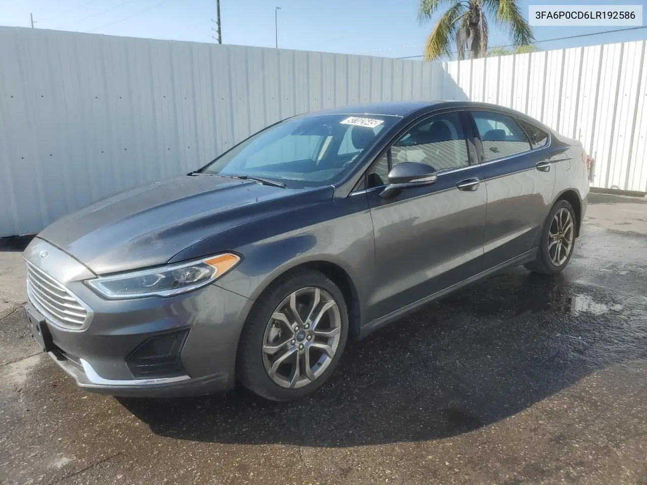 3FA6P0CD6LR192586 2020 Ford Fusion Sel