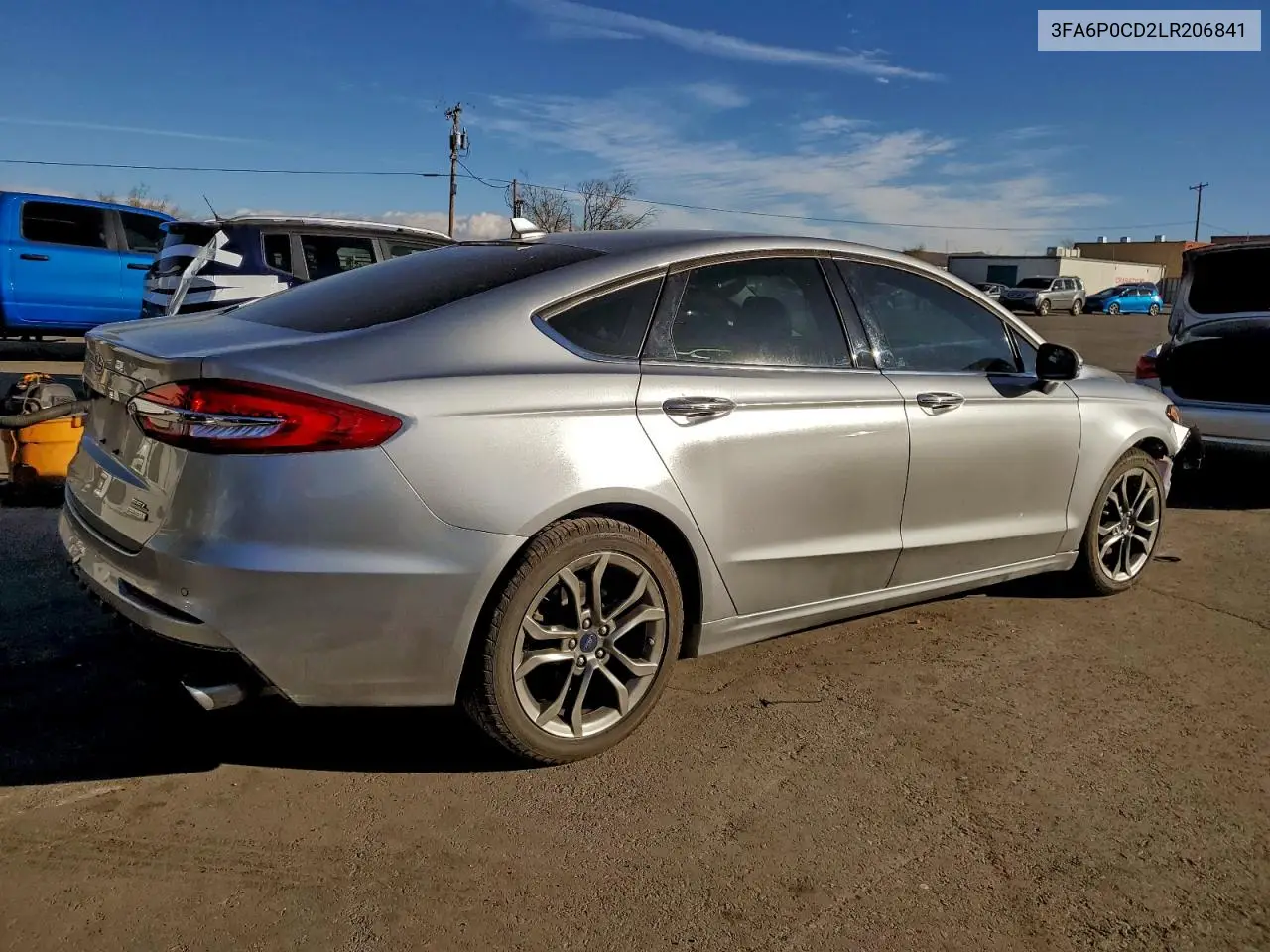3FA6P0CD2LR206841 2020 Ford Fusion Sel