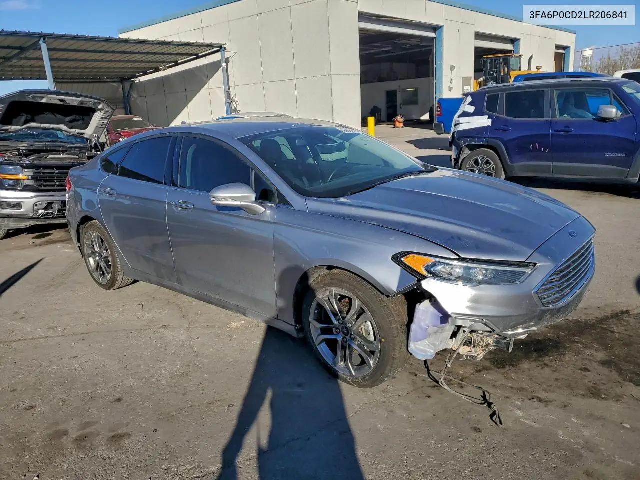 3FA6P0CD2LR206841 2020 Ford Fusion Sel
