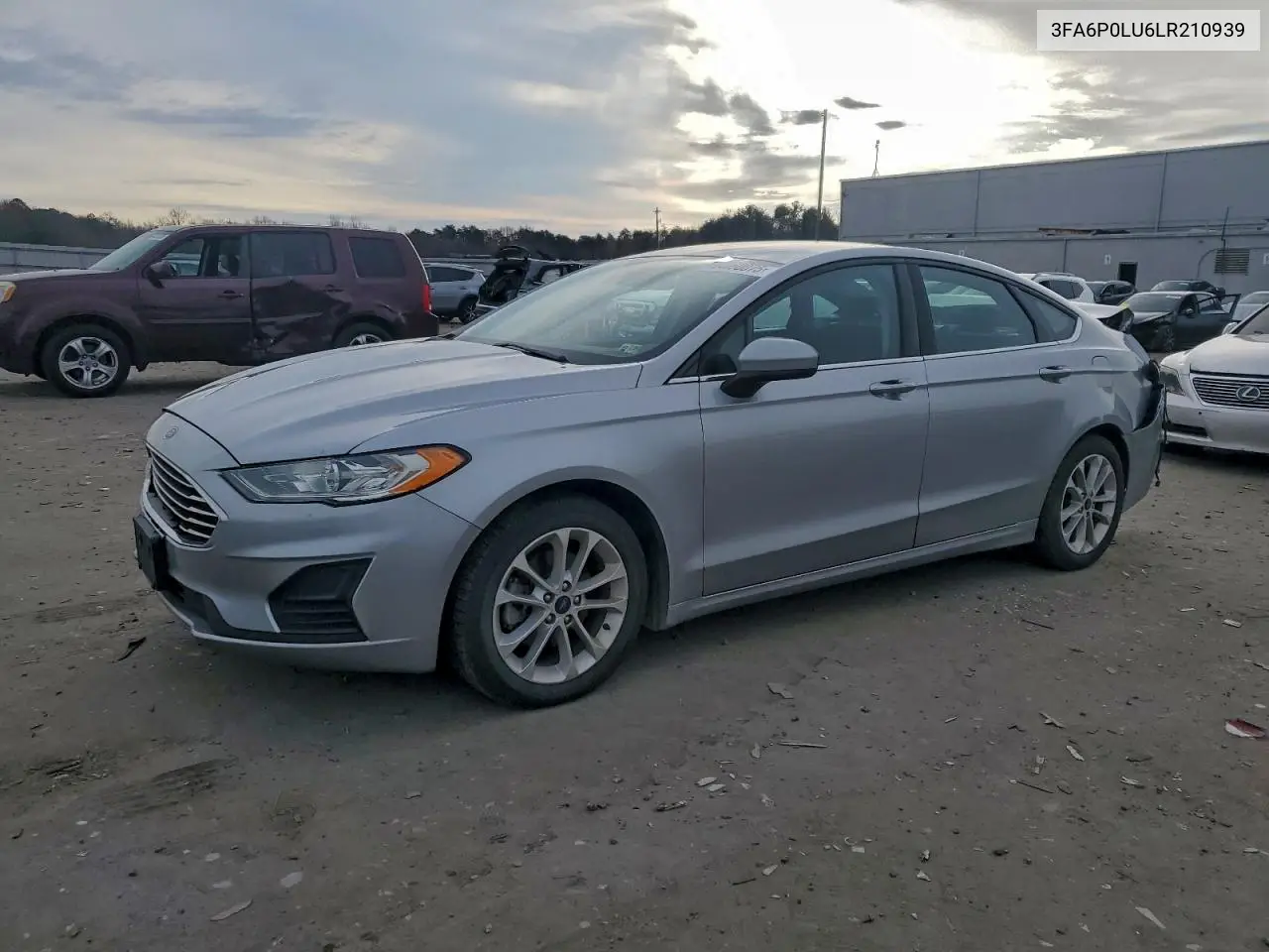 3FA6P0LU6LR210939 2020 Ford Fusion Se