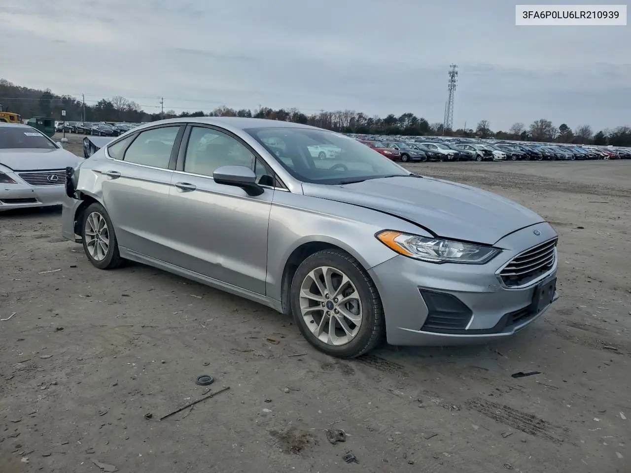 3FA6P0LU6LR210939 2020 Ford Fusion Se