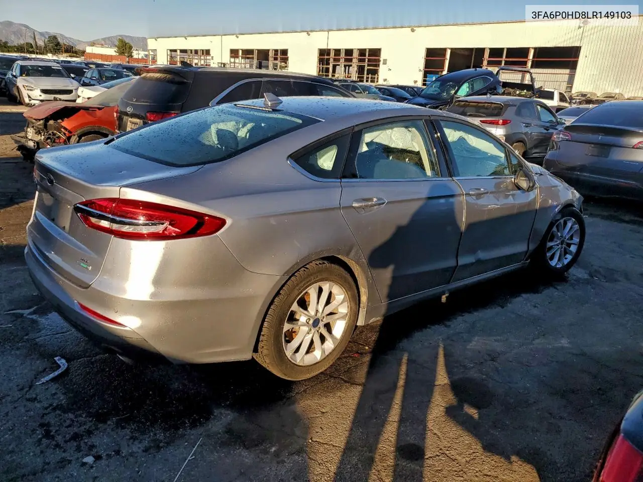 3FA6P0HD8LR149103 2020 Ford Fusion Se