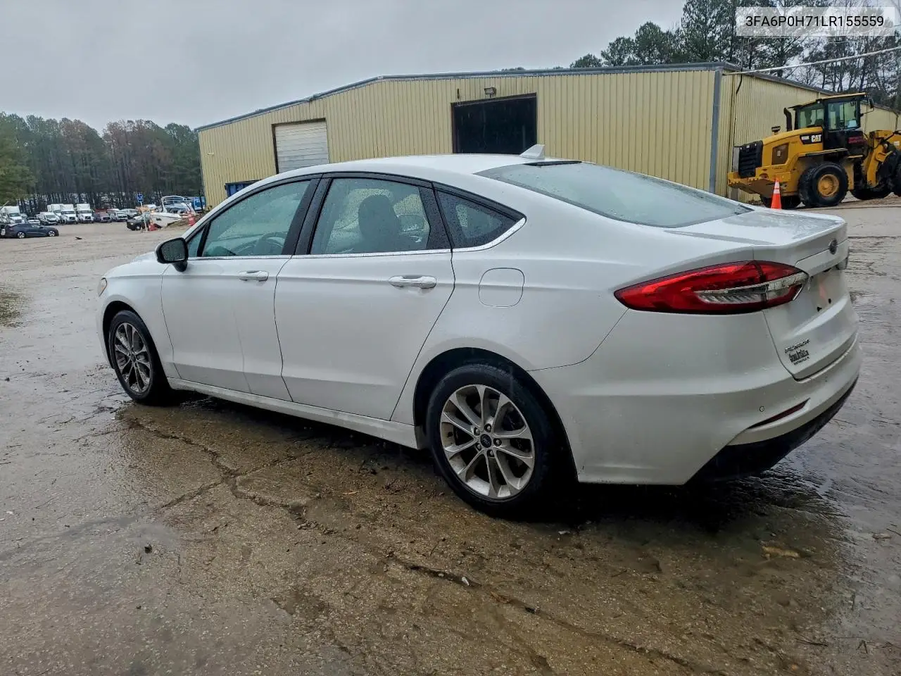 3FA6P0H71LR155559 2020 Ford Fusion Se