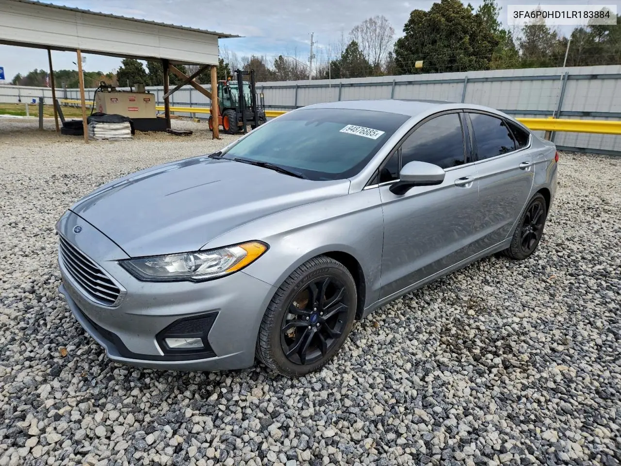 3FA6P0HD1LR183884 2020 Ford Fusion Se