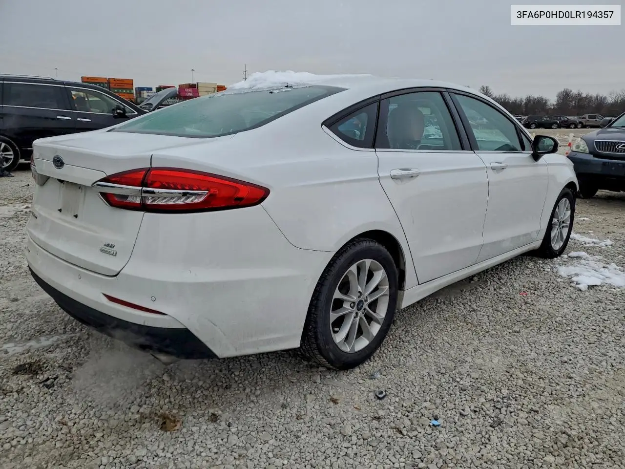 3FA6P0HD0LR194357 2020 Ford Fusion Se