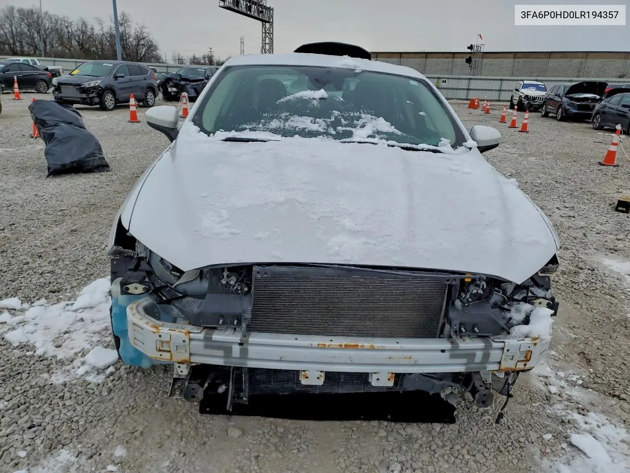 3FA6P0HD0LR194357 2020 Ford Fusion Se