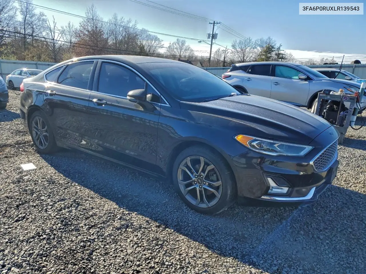 3FA6P0RUXLR139543 2020 Ford Fusion Titanium