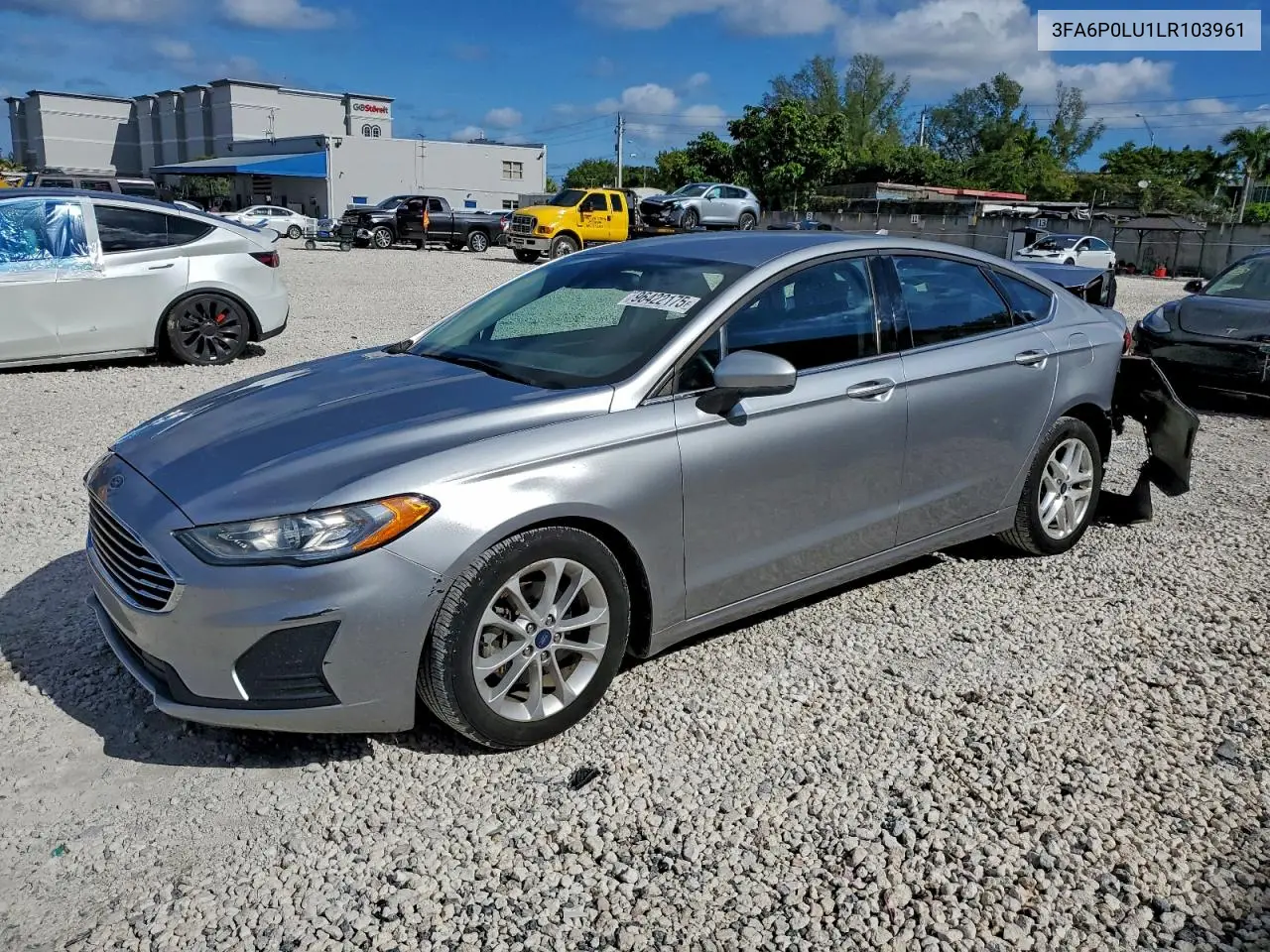 3FA6P0LU1LR103961 2020 Ford Fusion Se