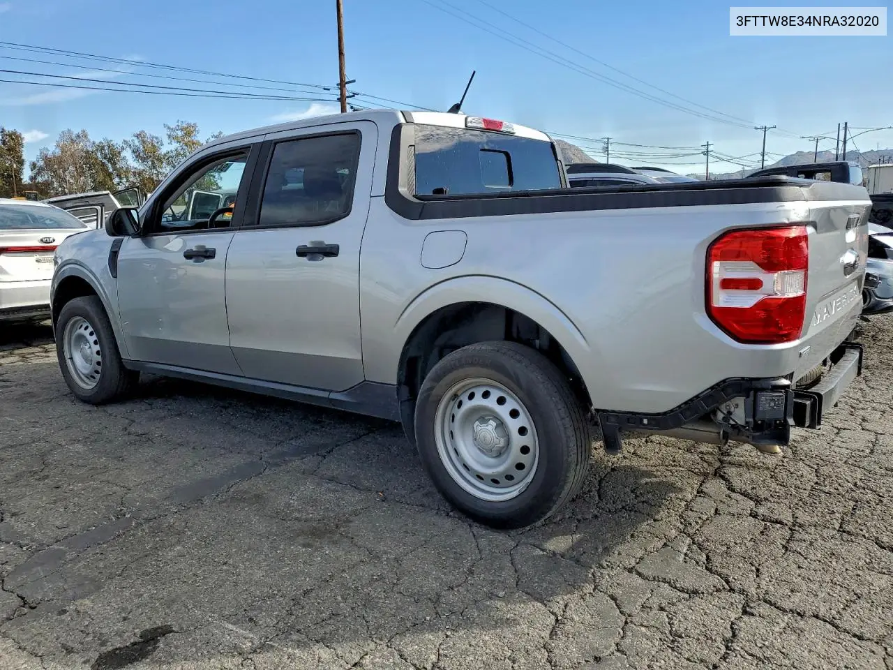 3FTTW8E34NRA32020 2022 Ford Maverick Xl