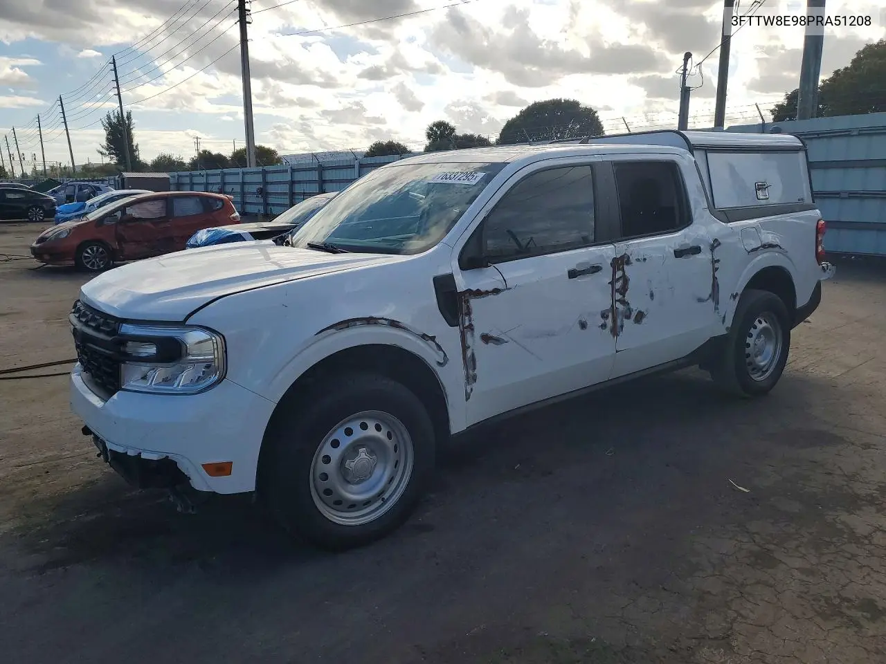 3FTTW8E98PRA51208 2023 Ford Maverick Xl