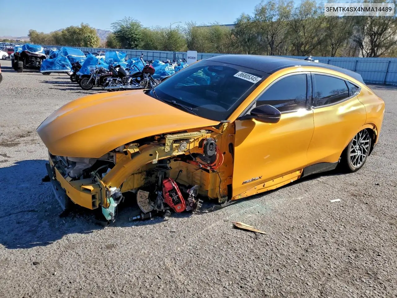 3FMTK4SX4NMA14489 2022 Ford Mustang Mach-E Gt