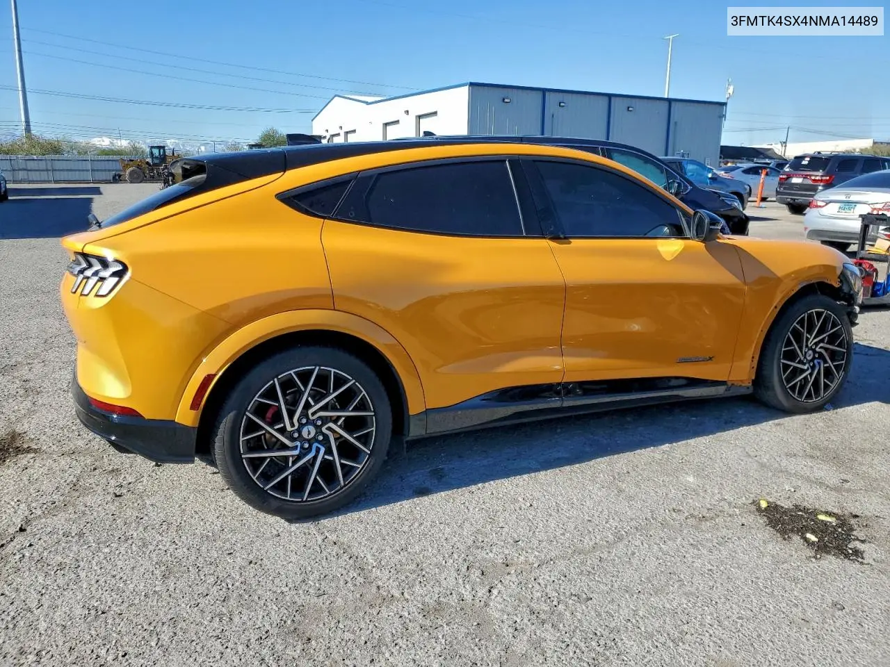 3FMTK4SX4NMA14489 2022 Ford Mustang Mach-E Gt
