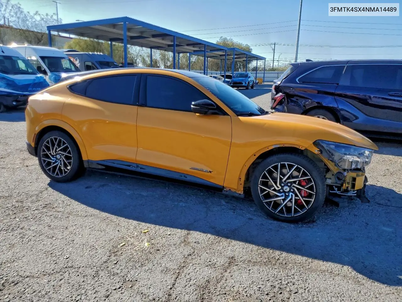 3FMTK4SX4NMA14489 2022 Ford Mustang Mach-E Gt