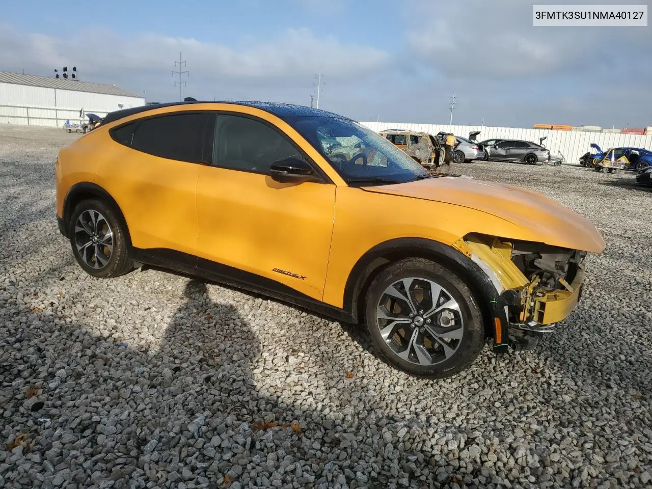 3FMTK3SU1NMA40127 2022 Ford Mustang Mach-E Premium