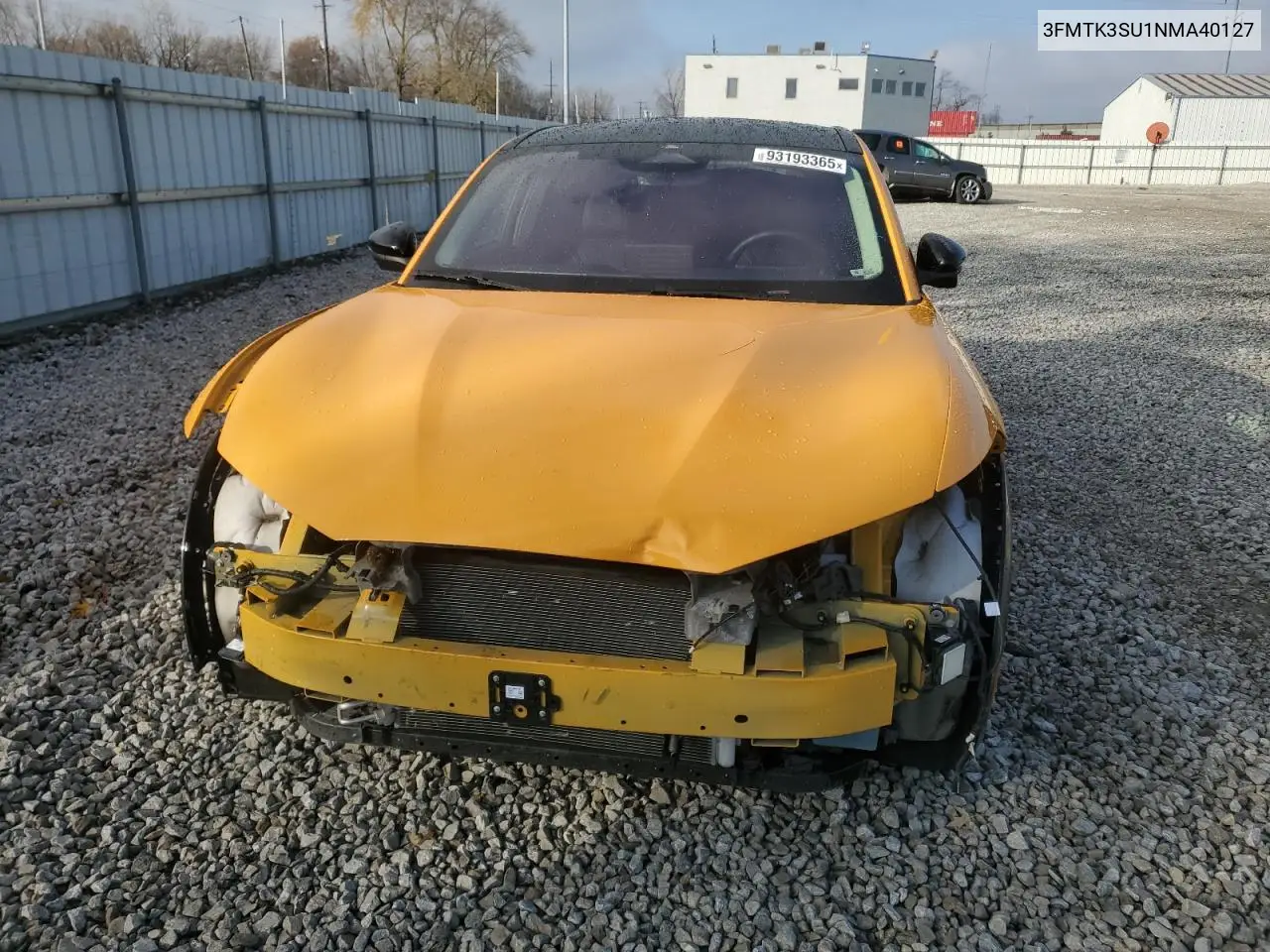 3FMTK3SU1NMA40127 2022 Ford Mustang Mach-E Premium