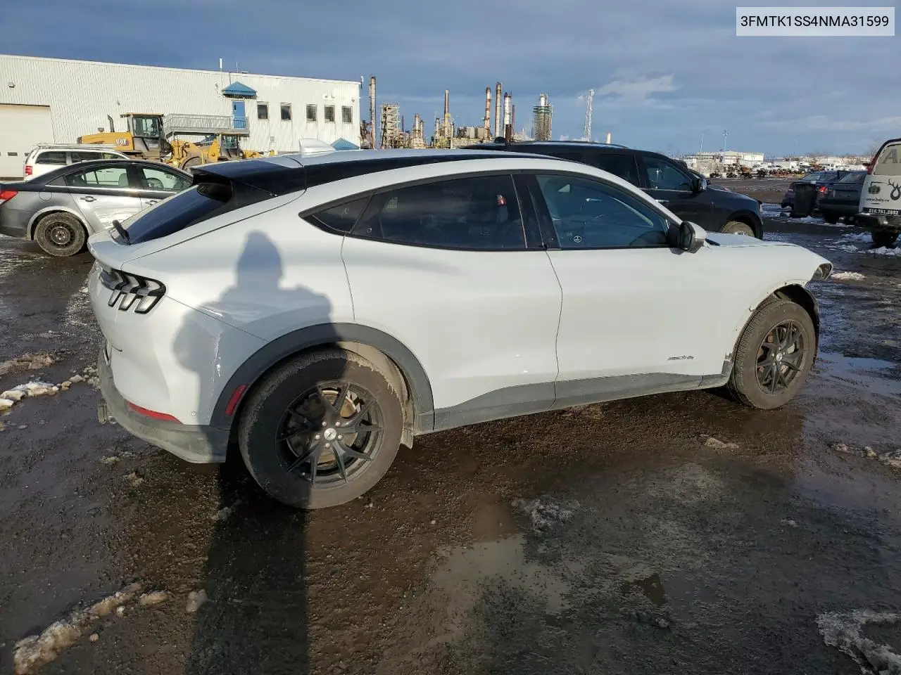 3FMTK1SS4NMA31599 2022 Ford Mustang Mach-E Select