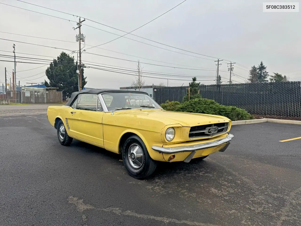 1965 Ford Mustang VIN: 5F08C383512 Lot: 77571385
