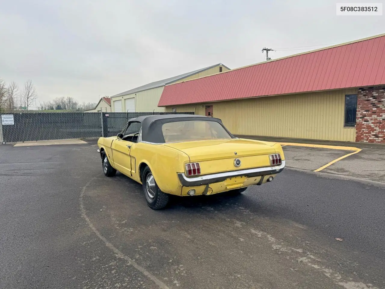 1965 Ford Mustang VIN: 5F08C383512 Lot: 77571385
